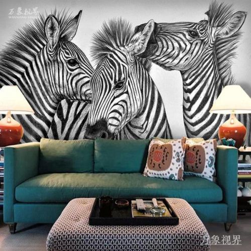 Affiche mural 3D géant simple moderne - papier peint en soie Ref 2450274