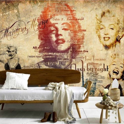 Affiche murale géante nostalgie rétro - papier peint en soie Ref 2450345