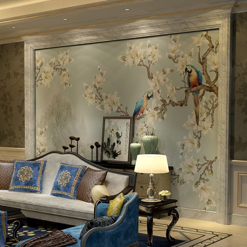 Poster mural 3D géant moderne chinois - Ref 2450399