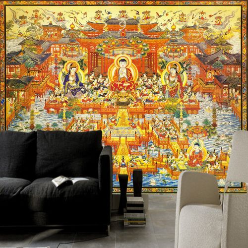 Affiche murale géante ZHENXIN HOME Classique Ming et Qing - Ref 2450480