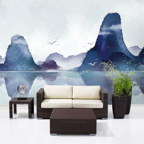 Affiche mural 3D géant moderne chinois - Ref 2450577