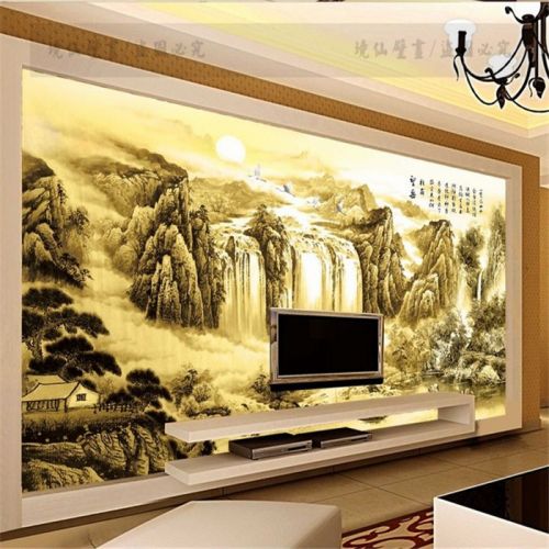 Affiche mural 3D géant JINGXIAN moderne chinois - Ref 2450750