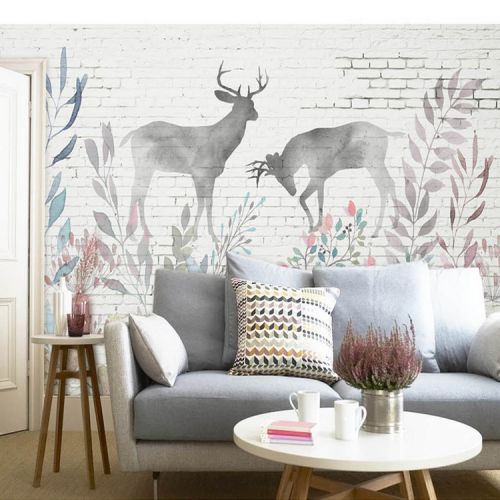 Affiche murale géante simple moderne - papier peint en soie Ref 2450776
