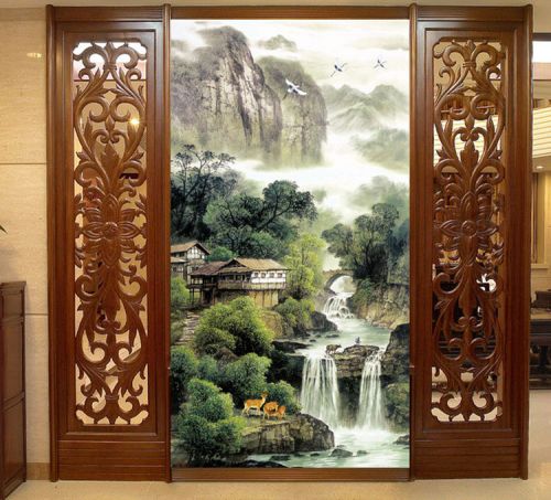 Affiche mural 3D géant moderne chinois - Ref 2450831