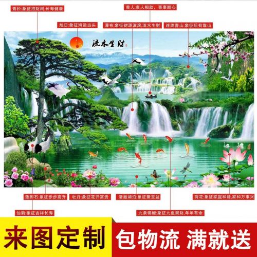 Affiche murale géante KOBI moderne chinois - Ref 2450845