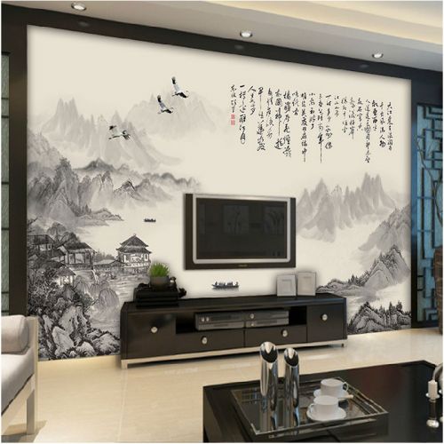 Affiche murale géante moderne chinois - Ref 2450942