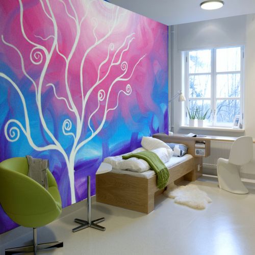 Affiche murale géante moderne chinois - fond d'écran de broderie Ref 2451125