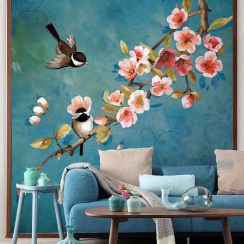 Affiche murale géante moderne chinois - Ref 2451489