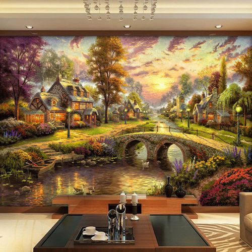 Affiche mural 3D géant continental - Ref 2451936
