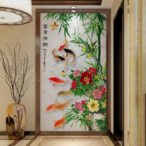 Affiche murale géante moderne chinois - Ref 2452481