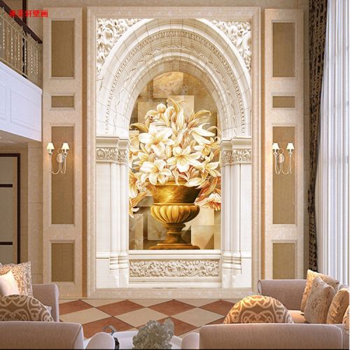 Affiche mural 3D géant continental - papier peint en soie Ref 2452631