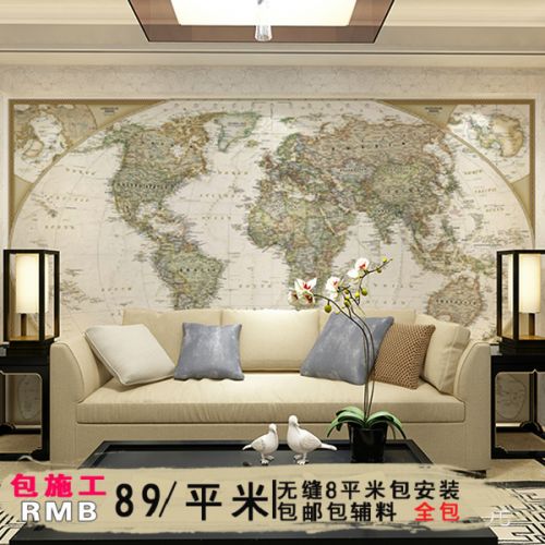 Poster mural 3D géant Classique Ming et Qing - papier peint en soie Ref 2453017