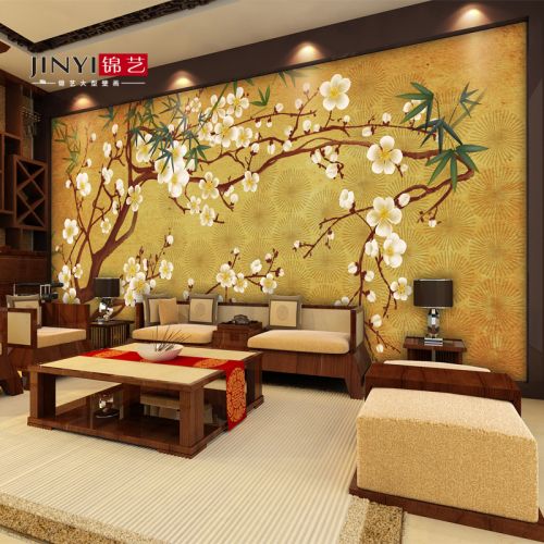 Poster mural 3D géant moderne chinois - Ref 2453091