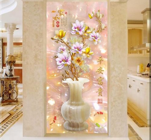 Affiche murale géante moderne chinois - papier peint en soie Ref 2453158