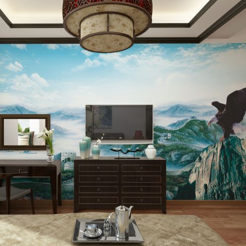 Affiche murale géante JXIAN moderne chinois - Ref 2453522