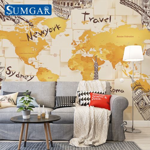 Affiche murale géante SUMGAR Europe du Nord - papier peint en soie Ref 2453619