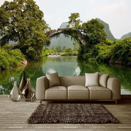 Affiche murale géante campagne - Ref 2453635