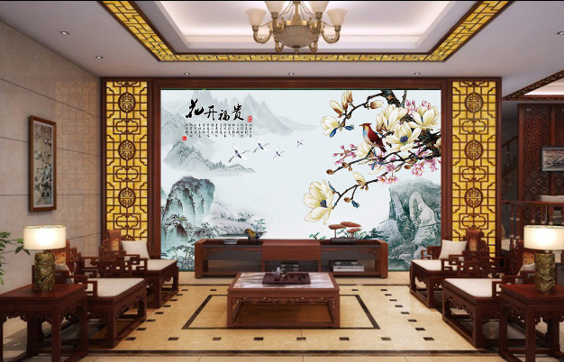 Affiche murale géante moderne chinois - Ref 2453754