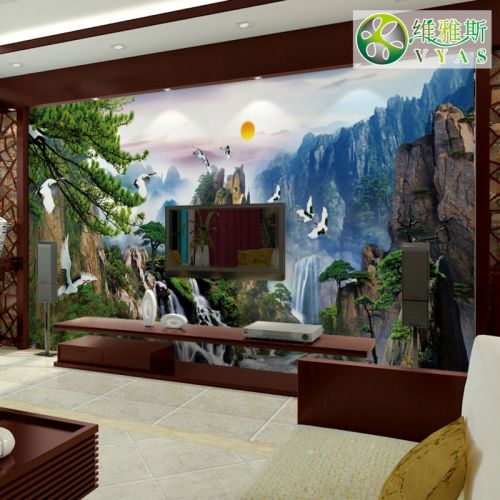 Affiche mural 3D géant VYAS moderne chinois - Ref 2453887