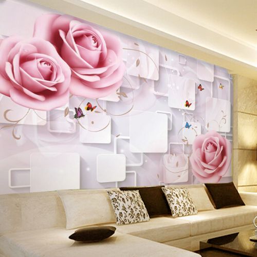 Poster mural 3D géant simple moderne - papier peint en soie Ref 2453913