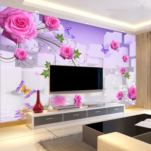 Poster mural 3D géant simple moderne - papier peint en soie Ref 2453931