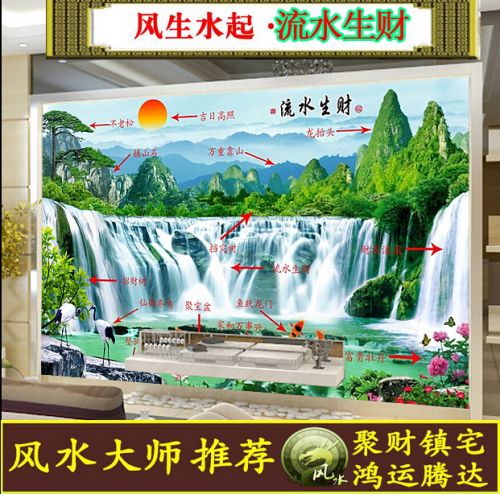 Affiche murale géante moderne chinois - Ref 2455294