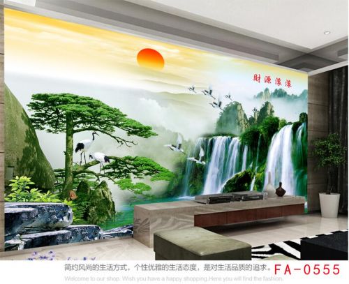 Affiche murale géante moderne chinois - Ref 2455357