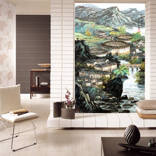 Affiche murale géante moderne chinois - Ref 2455409