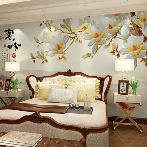 Affiche murale géante moderne chinois - papier peint en soie Ref 2455588