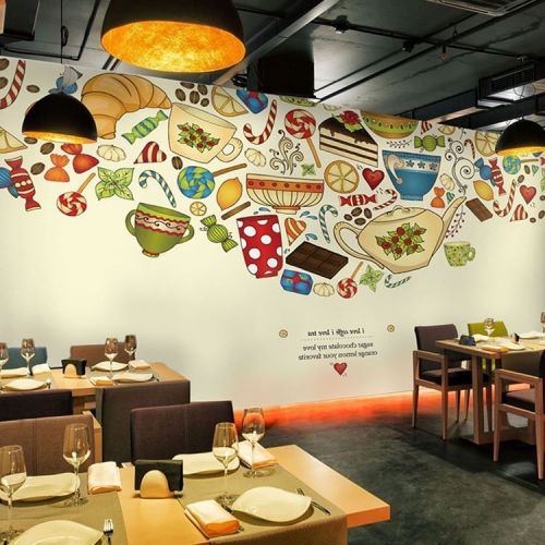 Affiche murale géante nostalgie rétro - papier peint en soie Ref 2455589