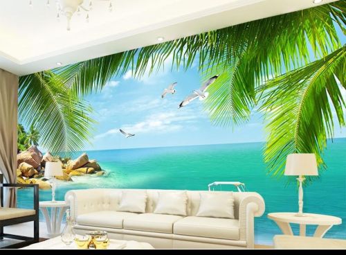 Affiche murale géante Méditerranée - papier peint en soie Ref 2455665