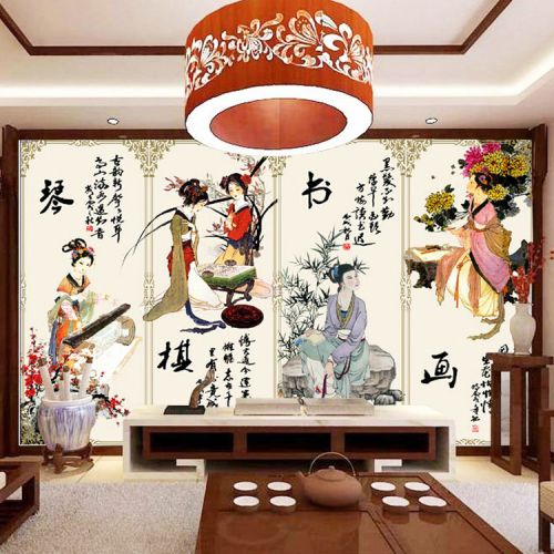 Affiche murale géante moderne chinois - Ref 2455831