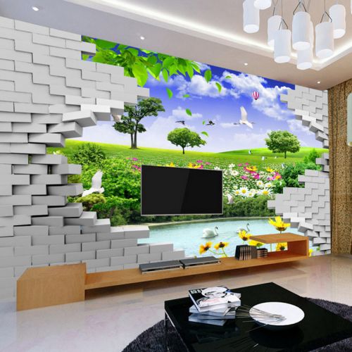 Affiche murale géante campagne - papier peint en soie Ref 2456028