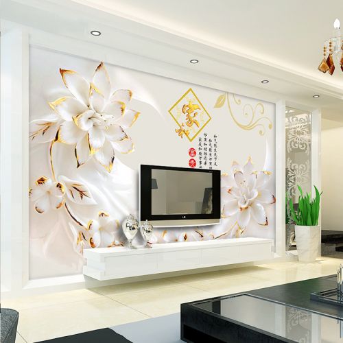 Affiche murale géante moderne chinois - papier peint en soie Ref 2456042