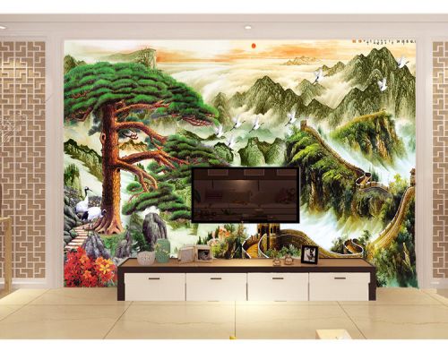 Affiche murale géante moderne chinois - Ref 2456435