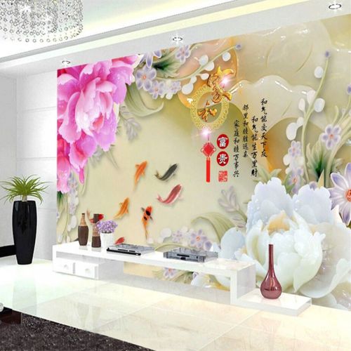 Affiche murale géante moderne chinois - papier peint en soie Ref 2456462