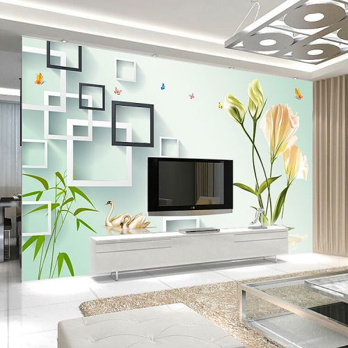 Affiche murale géante simple moderne - papier peint en soie Ref 2456473