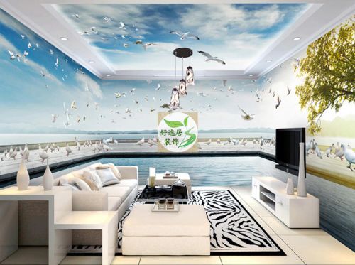 Affiche murale géante PETINLER Méditerranée - Ref 2456670