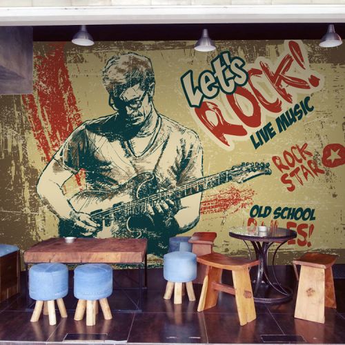 Affiche murale géante nostalgie rétro - Ref 2456727