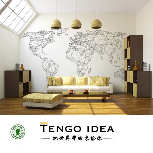 Affiche murale géante TENGO IDEA continental - Ref 2458788
