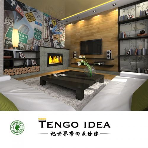 Affiche murale géante TENGO IDEA simple moderne - Ref 2458803