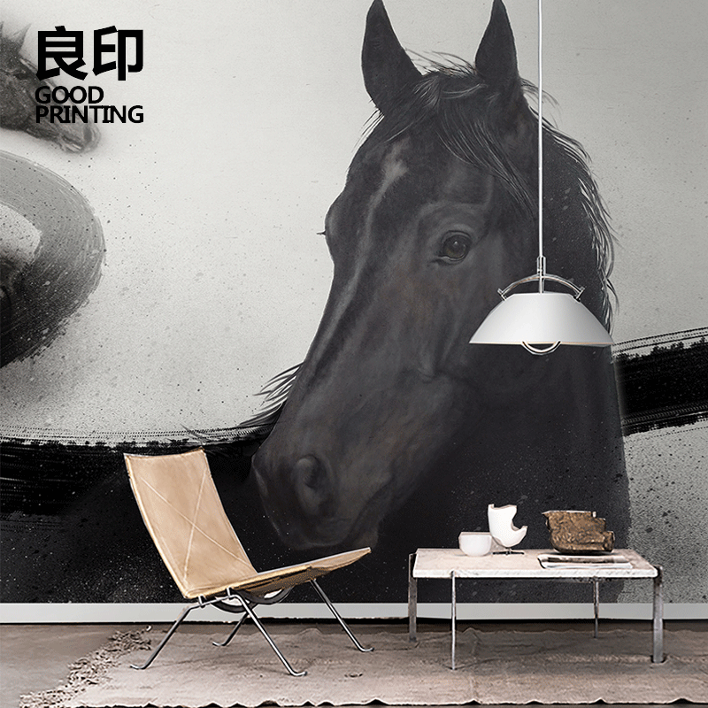 Affiche murale géante GOOD PRINTING simple moderne - papier peint en soie Ref 2459429