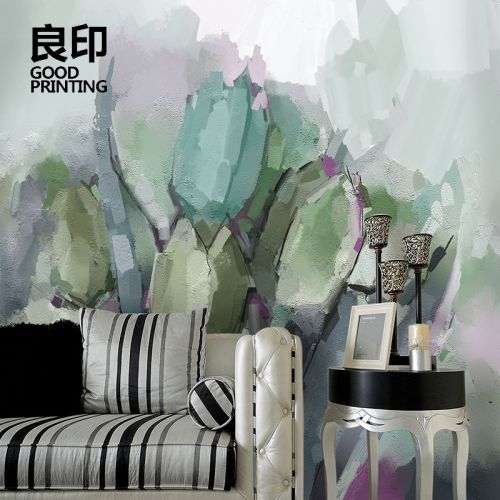 Affiche murale géante GOOD PRINTING simple moderne - papier peint en soie Ref 2459430