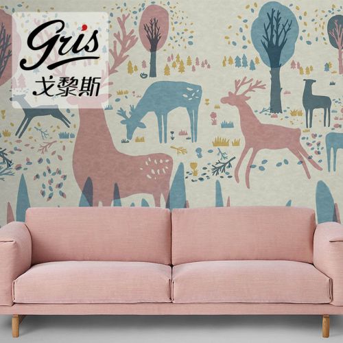 Affiche murale géante GRIS Méditerranée - Ref 2459434