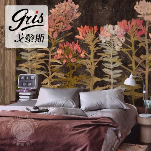 Affiche murale géante GRIS American Village - Ref 2459445