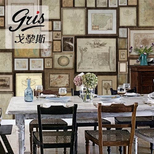 Affiche murale géante GRIS continental - Ref 2459449