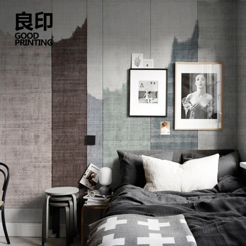 Affiche murale géante GOOD PRINTING simple moderne - papier peint en soie Ref 2459462