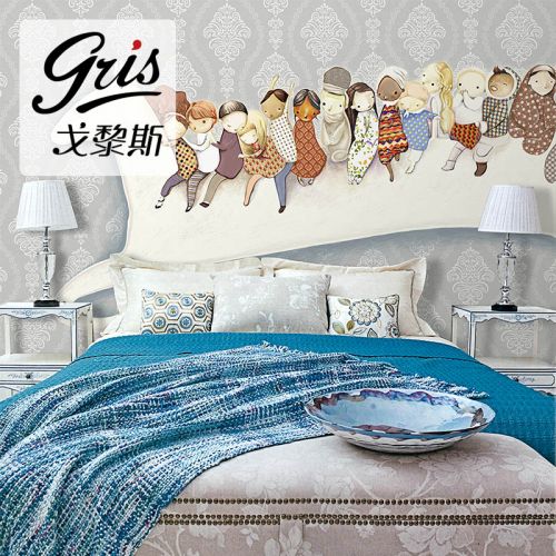 Affiche murale géante GRIS continental - Ref 2459475