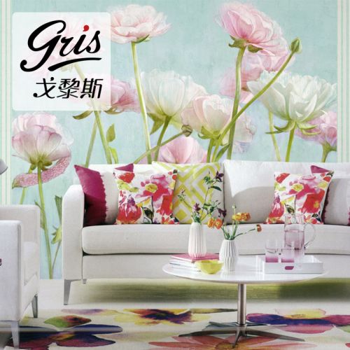 Affiche murale géante GRIS campagne - Ref 2459481