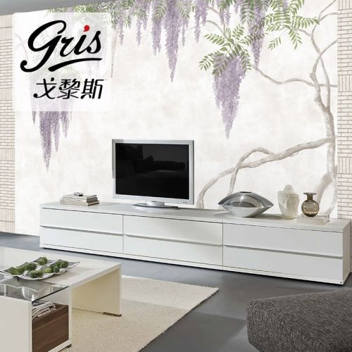 Affiche murale géante GRIS moderne chinois - Ref 2459483